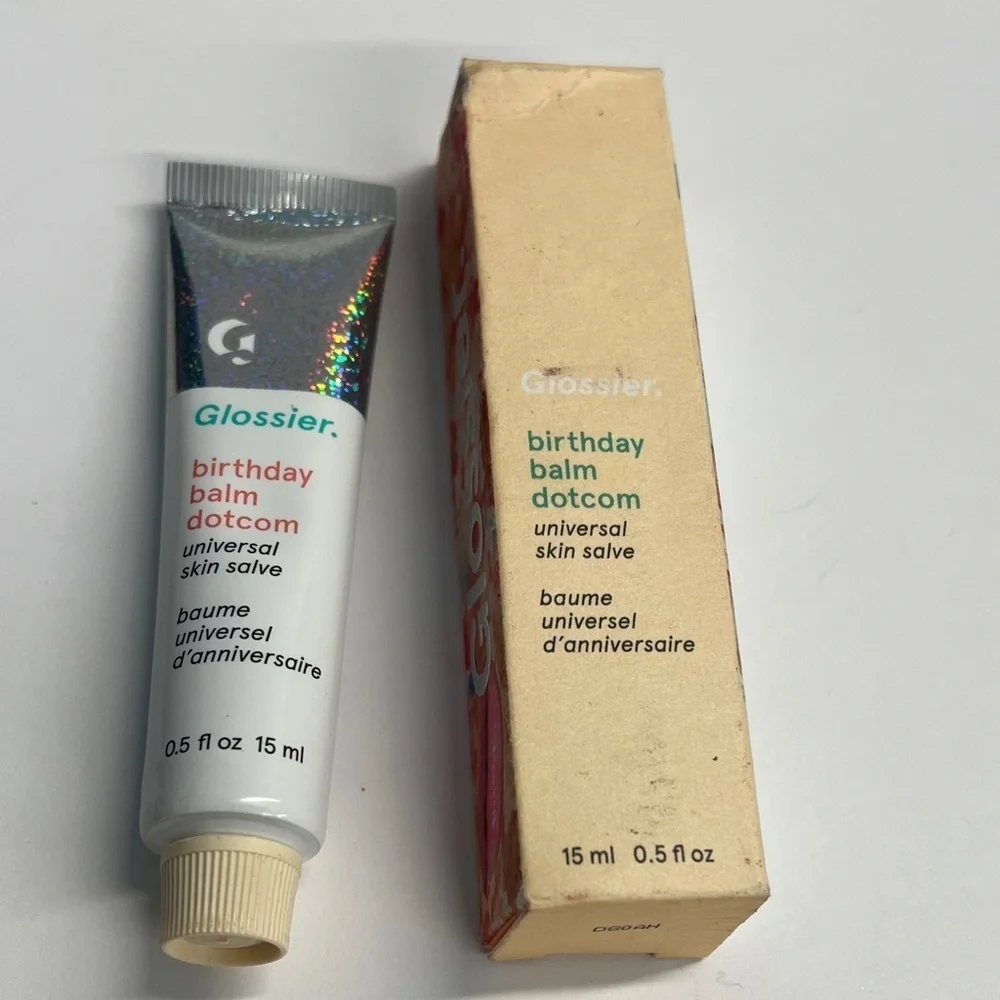 Glossier Birthday Balm Dotcom Universal Skin Salve - New in Box